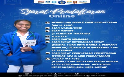 AKHIRNYA PENDAFTARAN MAHASISWA  BARU STIKES NUSANTARA TAHUN AKADEMIK 2026/2027 DIBUKA.....!